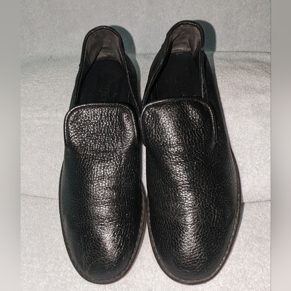 Vince Percell Tumbled Leather Loafers.Size 8 - image 1